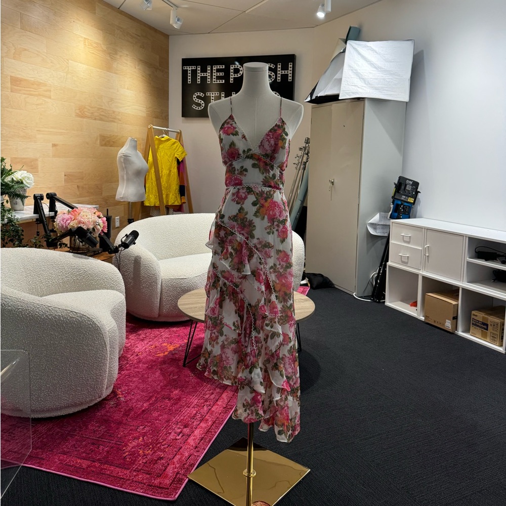 KEEPSAKE the Label vibrant floral midi sundress